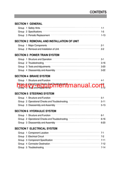 Hyundai HDF35 45-3 Forklift Truck Workshop Service Repair Manual