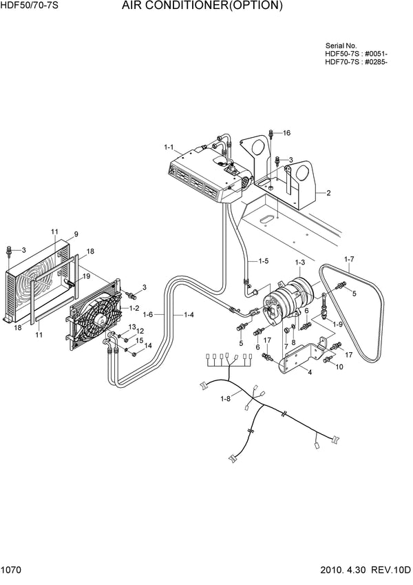 DOWNLOAD HYUNDAI HDF50/70-7S FORKLIFT DIESEL PARTS MANUAL