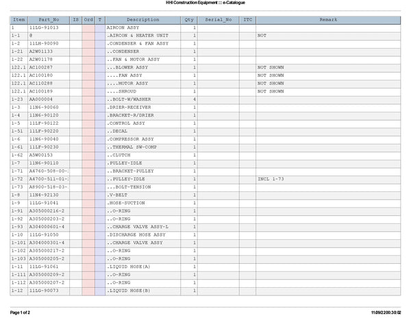 DOWNLOAD HYUNDAI HL730-7A WHEEL LOADER PARTS MANUAL