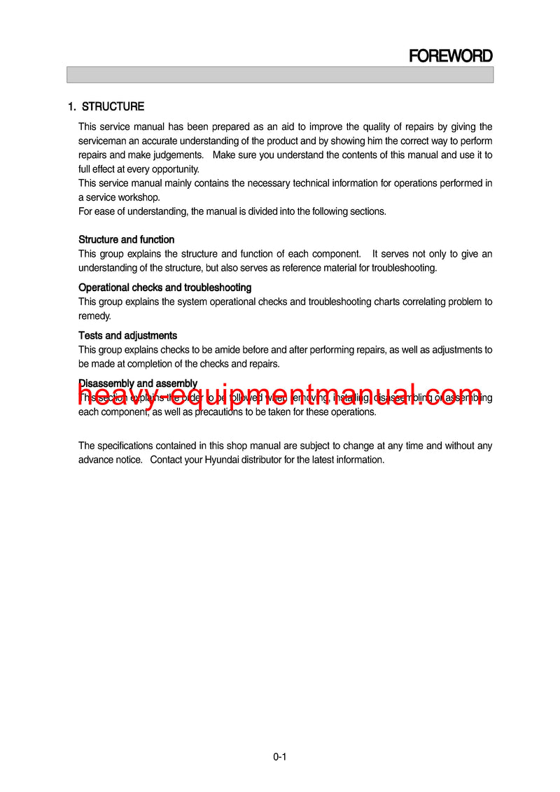 DOWNLOAD Hyundai HL730(TM)-7A Wheel Loader Service Repair Manual