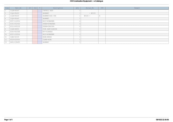 DOWNLOAD HYUNDAI HL730-9 WHEEL LOADER PARTS MANUAL