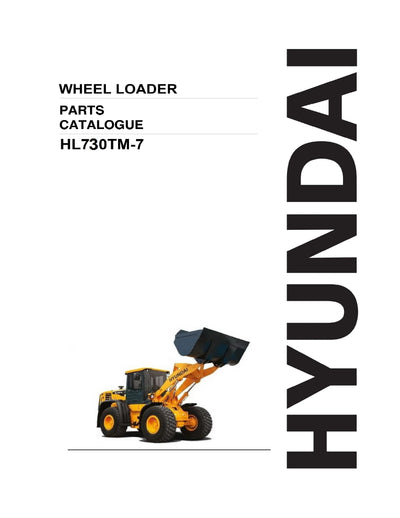 DOWNLOAD HYUNDAI HL730TM-7 WHEEL LOADER PARTS MANUAL
