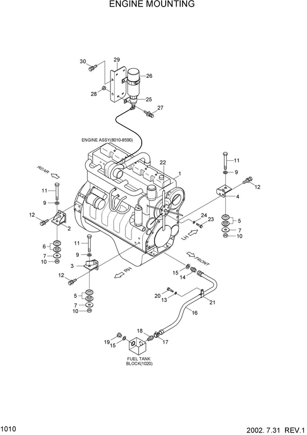 DOWNLOAD HYUNDAI HL740-3 (#0848-) WHEEL LOADER PARTS MANUAL