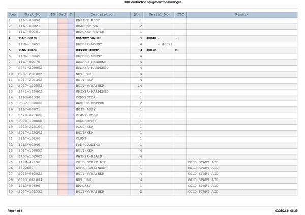 DOWNLOAD HYUNDAI HL740-3 (#0848-) WHEEL LOADER PARTS MANUAL