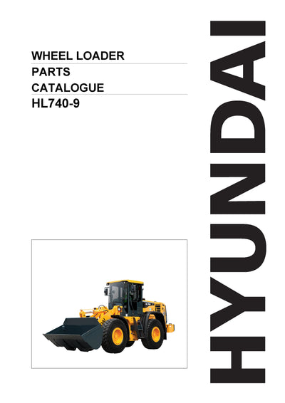 DOWNLOAD HYUNDAI HL740-9 WHEEL LOADER PARTS MANUAL