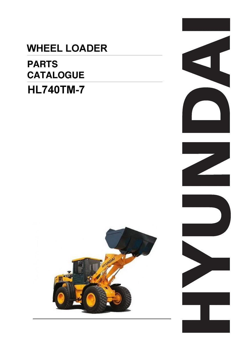 DOWNLOAD Hyundai HL740(TM)-7 Wheel Loader Parts Manual
