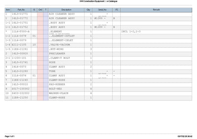 DOWNLOAD HYUNDAI HL750 (#1001-) WHEEL LOADER PARTS MANUAL