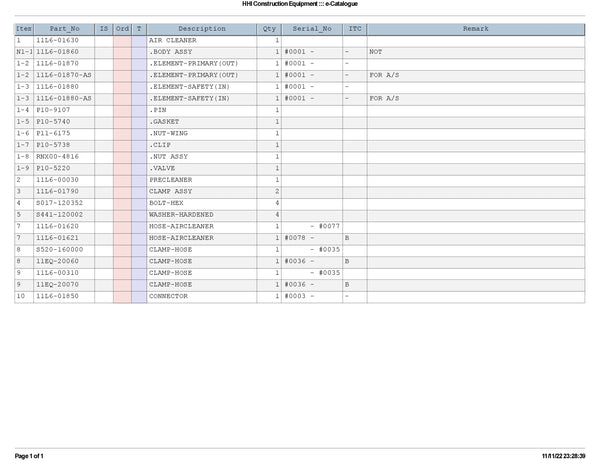 DOWNLOAD HYUNDAI HL780-3 WHEEL LOADER PARTS MANUAL