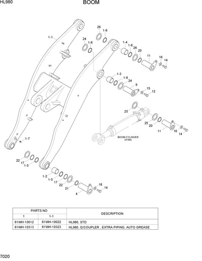 DOWNLOAD HYUNDAI HL980 WHEEL LOADER PARTS MANUAL