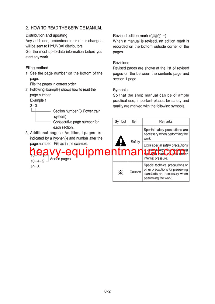 Hyundai HL980 Wheel Loader Workshop Service Repair Manual
