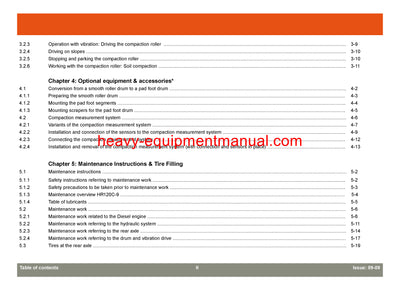 HYUNDAI HR120C-9 ROAD ROLLER (canopy) SERVICE REPAIR MANUAL