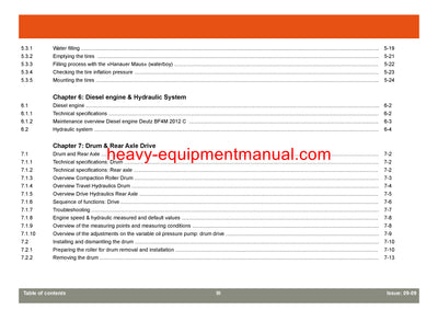 HYUNDAI HR120C-9 ROAD ROLLER (canopy) SERVICE REPAIR MANUAL