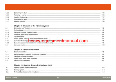 HYUNDAI HR120C-9 ROAD ROLLER (canopy) SERVICE REPAIR MANUAL