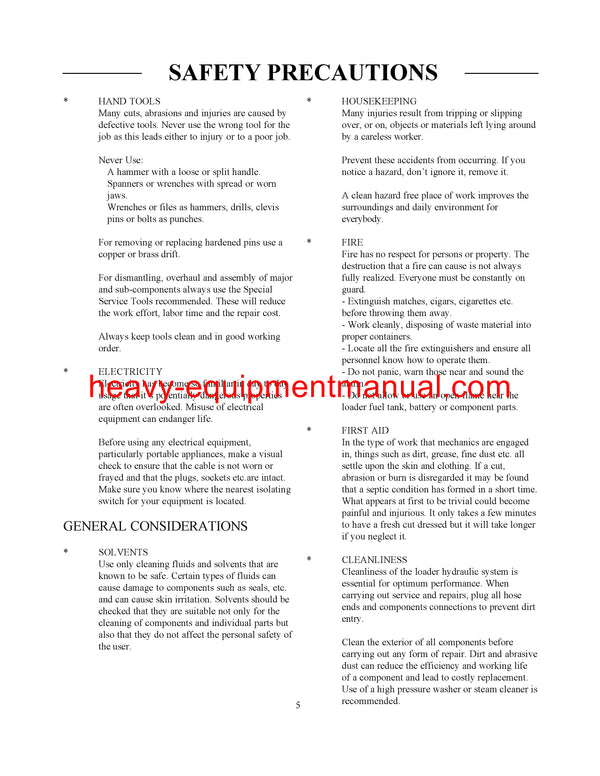 Hyundai HSL800T Skid Steer Loader Service Repair Manual