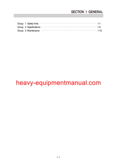 Hyundai HSl810 Skid Steer Loader Workshop Service Repair Manual