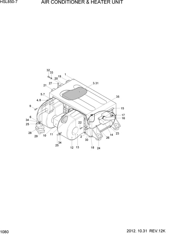 DOWNLOAD HYUNDAI HSL850-7 SKID LOADER PARTS MANUAL