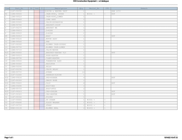 DOWNLOAD HYUNDAI HSL850-7 SKID LOADER PARTS MANUAL