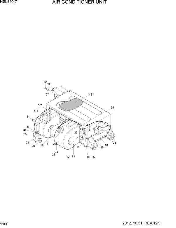 DOWNLOAD HYUNDAI HSL850-7 SKID LOADER PARTS MANUAL