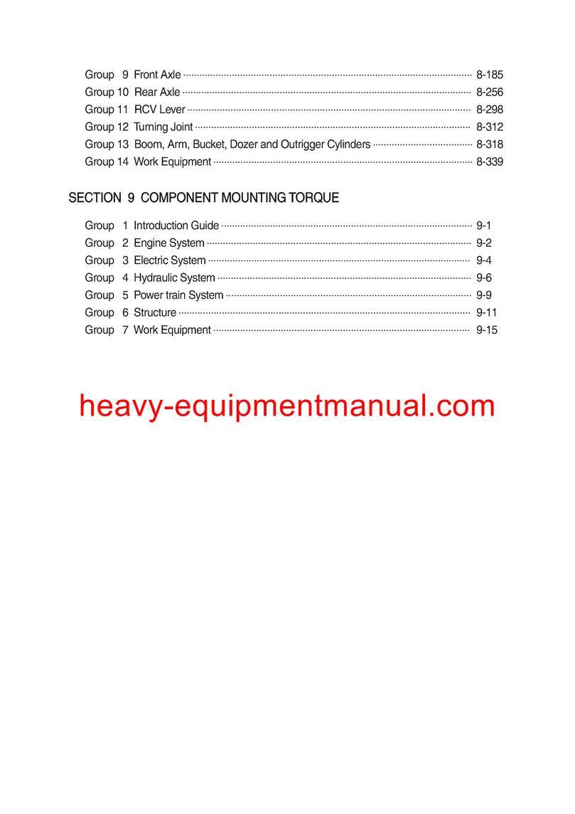  Download Hyundai HW210 Wheeled Excavator Service Repair Manual
