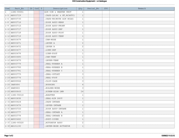 DOWNLOAD HYUNDAI HX380 L CRAWLER EXCAVATOR PARTS MANUAL