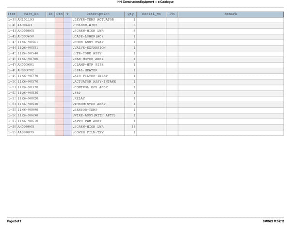 DOWNLOAD HYUNDAI HX380 L CRAWLER EXCAVATOR PARTS MANUAL