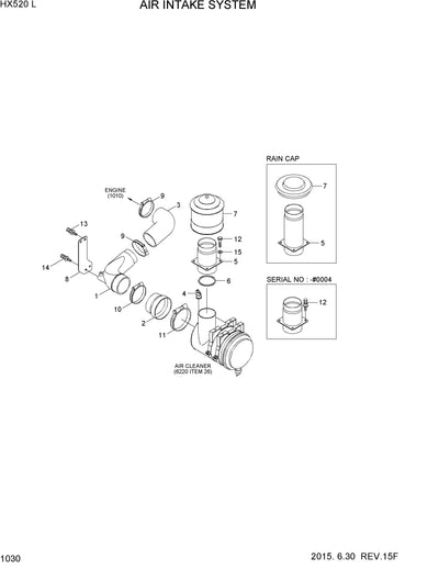 DOWNLOAD HYUNDAI HX520 L CRAWLER EXCAVATOR PARTS MANUAL