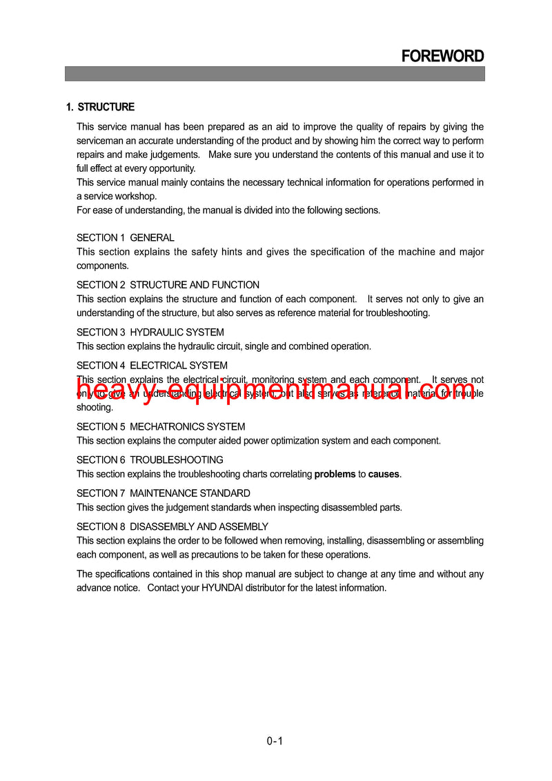DOWNLOAD Hyundai R130W-3 Wheel Excavator Service Repair Manual
