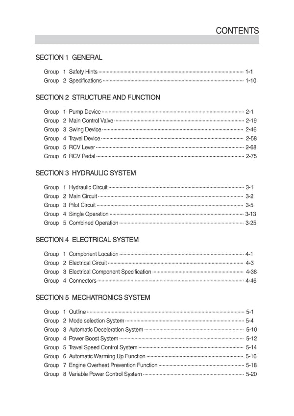 Hyundai R140LC-9S Crawler Excavator Service Repair Manual