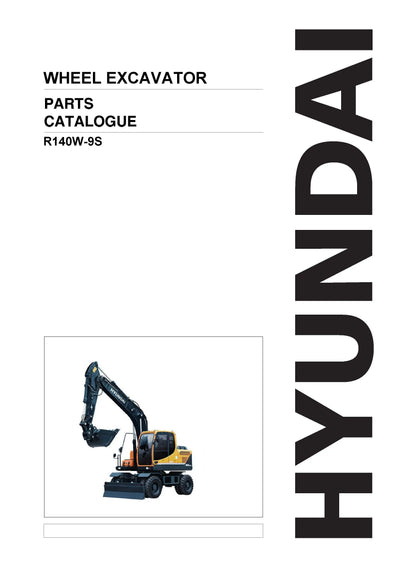 DOWNLOAD HYUNDAI R140W-9S WHEEL EXCAVATOR PARTS MANUAL