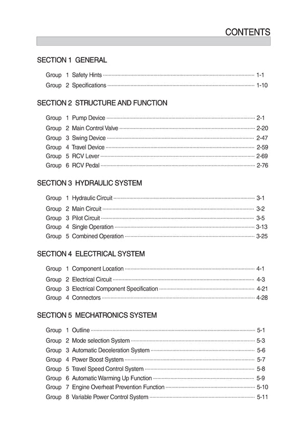Hyundai R145CR-9 Crawler Excavator Service Repair Manual