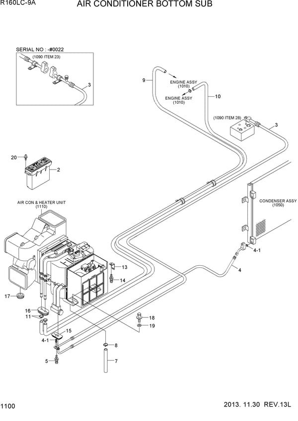 DOWNLOAD HYUNDAI R160LC-9A CRAWLER EXCAVATOR PARTS MANUAL