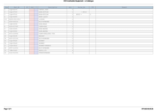 DOWNLOAD HYUNDAI R160LC-9A CRAWLER EXCAVATOR PARTS MANUAL