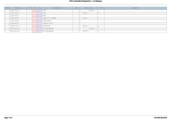 DOWNLOAD HYUNDAI R160LC-9A CRAWLER EXCAVATOR PARTS MANUAL