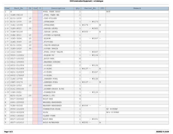 DOWNLOAD HYUNDAI R170W-3 WHEEL EXCAVATOR PARTS MANUAL