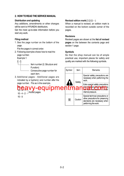 DOWNLOAD Hyundai R170W-3 Wheel Excavator Service Repair Manual