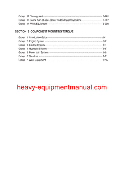Hyundai R170W-9S Wheel Excavator Service Repair Manual