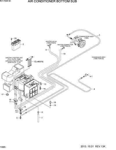 DOWNLOAD HYUNDAI R170W-9 WHEEL EXCAVATOR PARTS MANUAL