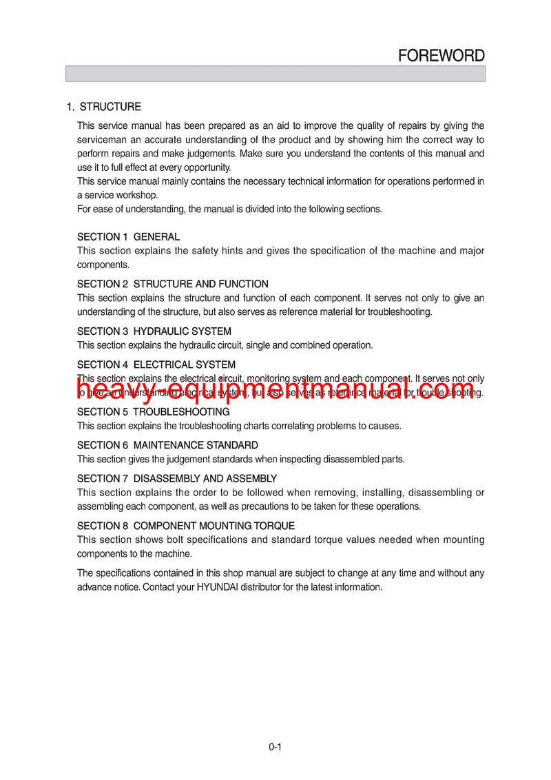 DOWNLOAD Hyundai R18-9 Crawler Excavator Service Repair Manual