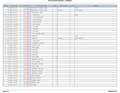 DOWNLOAD HYUNDAI R180LC-7 CRAWLER EXCAVATOR PARTS MANUAL