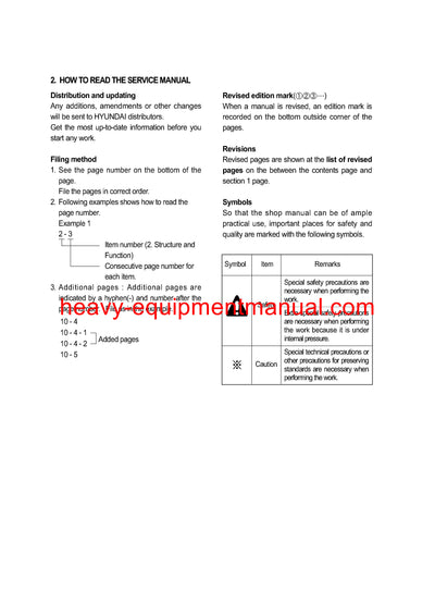 Hyundai R200W-3 Wheel Excavator Workshop Service Repair Manual