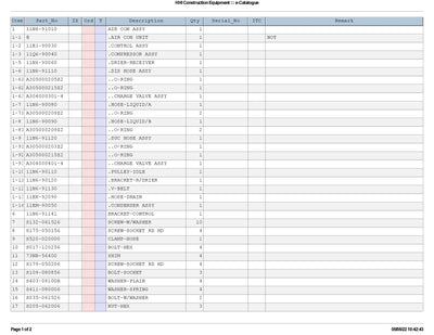 DOWNLOAD HYUNDAI R210 220LC-7H CRAWLER EXCAVATOR PARTS MANUAL