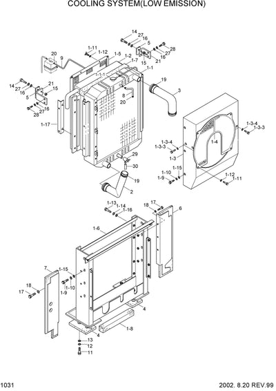 DOWNLOAD HYUNDAI R210LC-3 CRAWLER EXCAVATOR PARTS MANUAL