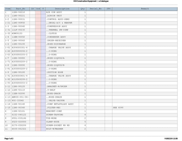 DOWNLOAD HYUNDAI R210LC-7H CRAWLER EXCAVATOR PARTS MANUAL