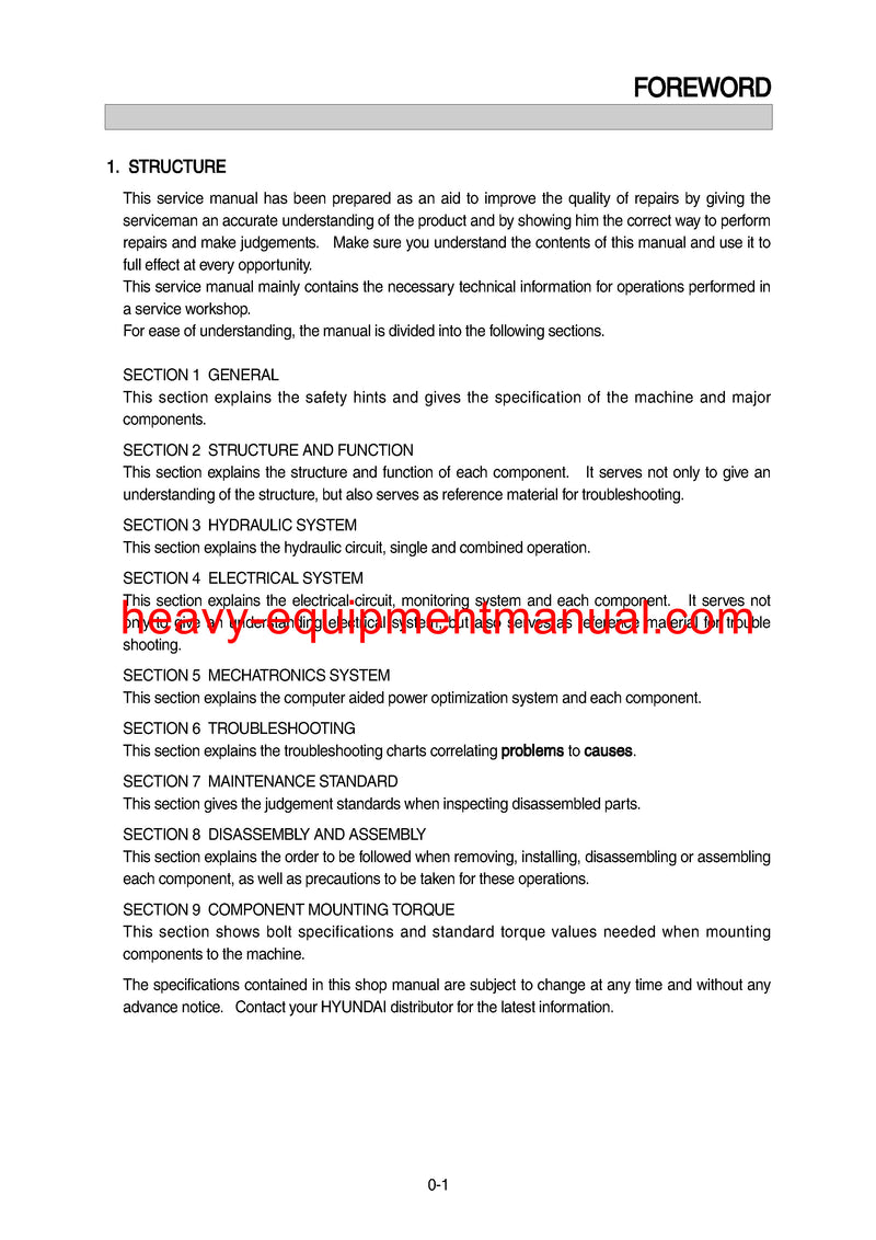 DOWNLOAD Hyundai R210NLC-7A Crawler Excavator Service Repair Manual