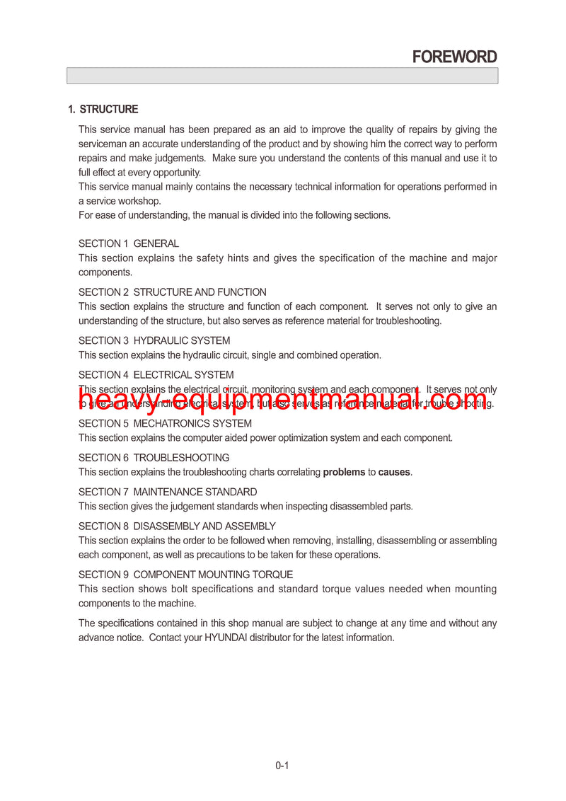 DOWNLOAD Hyundai R210NLC-7 Crawler Excavator Service Repair Manual