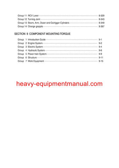 Hyundai R210W-9AMH Wheeled Excavator Service Repair Manual