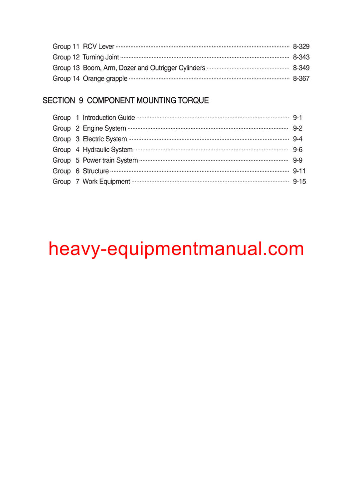 Hyundai R210W-9AMH Wheeled Excavator Service Repair Manual