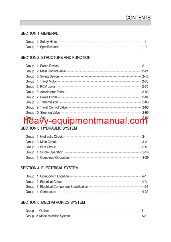 Hyundai R210W-9AMH Wheeled Excavator Service Repair Manual