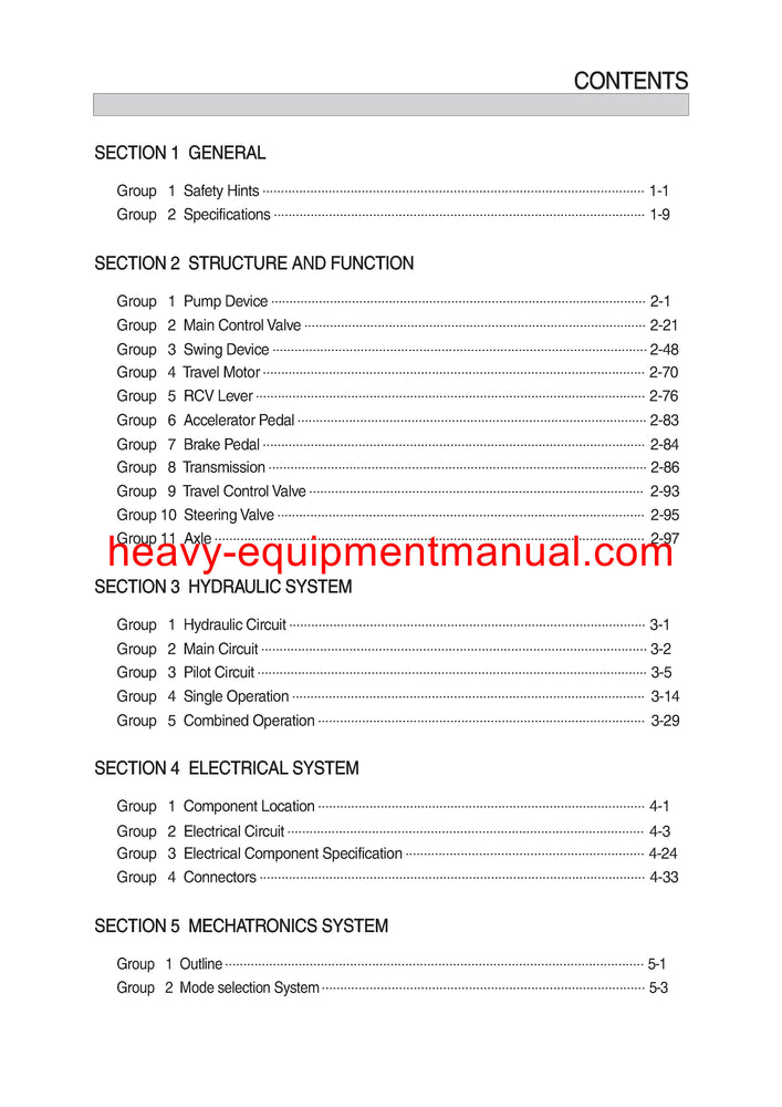 Hyundai R210W-9AMH Wheeled Excavator Service Repair Manual