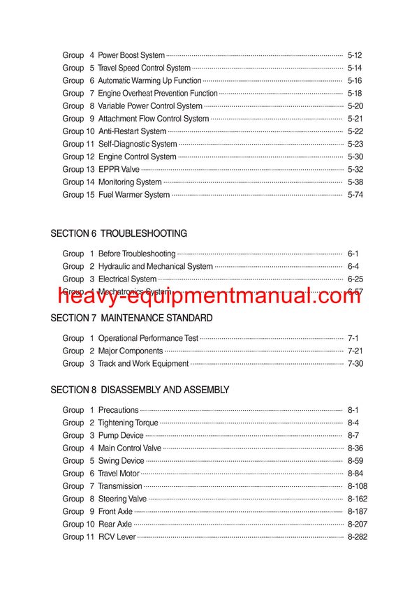 Hyundai R210W-9S Wheel Excavator Service Repair Manual